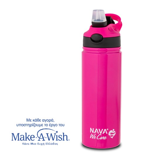Θερμός μπουκάλι ανοξείδωτο "We Care" magenta 500ml Θερμός μπουκάλι ανοξείδωτο "We Care" magenta 500ml
