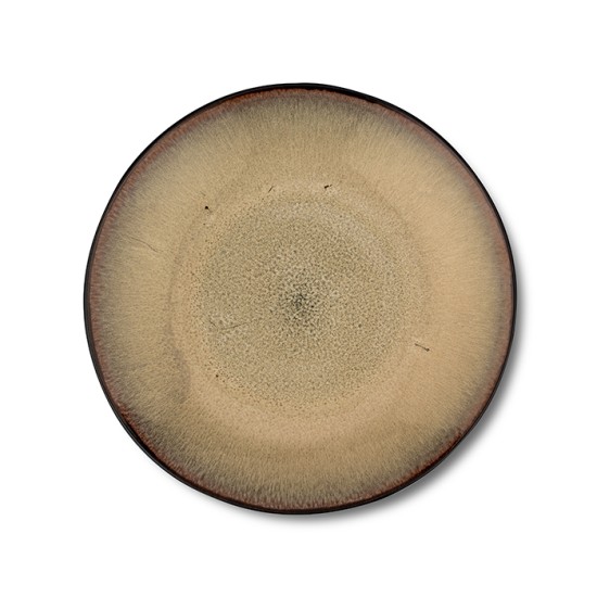 Πιάτο ρηχό stoneware "Skylar" καφέ 27cm Πιάτο ρηχό stoneware "Skylar" καφέ 27cm