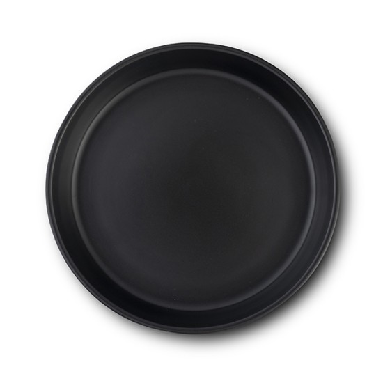 Πιάτο σούπας stoneware "Soho" μαύρο 21.5cm Πιάτο σούπας stoneware "Soho" μαύρο 21.5cm