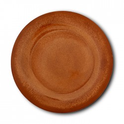 Πιάτο ρηχό πορσελάνινο καφέ "Alexandra" 27cm