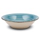 Πιάτο σούπας stoneware "Lines Faded Blue" 22cm