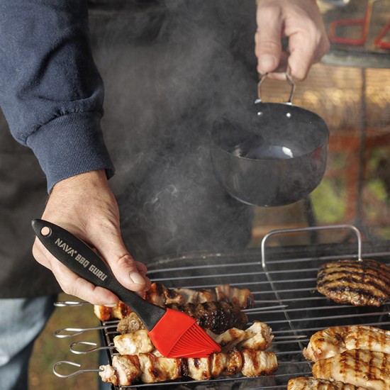 Δοχείο λαδολέμονου με πινέλο σιλικόνης "BBQ Guru" 11.5cm Δοχείο λαδολέμονου με πινέλο σιλικόνης "BBQ Guru" 11.5cm