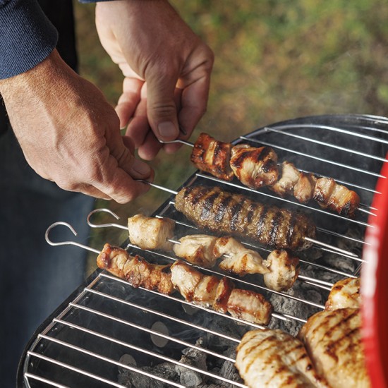 Ανοξείδωτο σουβλάκι "BBQ Guru" σετ 6 τεμαχίων 22cm Ανοξείδωτο σουβλάκι "BBQ Guru" σετ 6 τεμαχίων 22cm