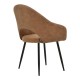 Πολυθρόνα Macie pakoworld καφέ antique PU-μαύρο 58x50x85εκ Πολυθρόνα Macie pakoworld καφέ antique PU-μαύρο 58x50x85εκ