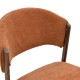 Καρέκλα Dolez pakoworld terracotta ύφασμα-πόδι καρυδί μέταλλο 49x58.5x82εκ Καρέκλα Dolez pakoworld terracotta ύφασμα-πόδι καρυδί μέταλλο 49x58.5x82εκ