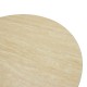Τραπέζι σαλονιού Franzel pakoworld sintered stone σε όψη τραβερτίνας-mdf σε καρυδι Φ80x40εκ Τραπέζι σαλονιού Franzel pakoworld sintered stone σε όψη τραβερτίνας-mdf σε καρυδι Φ80x40εκ