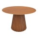 Τραπέζι Franzel pakoworld mdf καρυδί Φ120x75εκ Τραπέζι Franzel pakoworld mdf καρυδί Φ120x75εκ