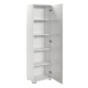Ντουλάπι-στήλη Chad1 pakoworld λευκό gloss 45x32x169εκ Ντουλάπι-στήλη Chad1 pakoworld λευκό gloss 45x32x169εκ