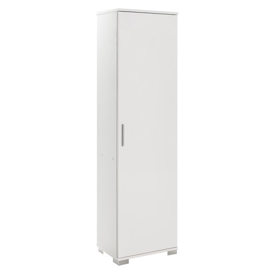 Ντουλάπι-στήλη Chad1 pakoworld λευκό gloss 45x32x169εκ Ντουλάπι-στήλη Chad1 pakoworld λευκό gloss 45x32x169εκ