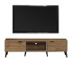 Έπιπλο τηλεόρασης Thelma pakoworld oak μελαμίνης 150x40x41.6εκ