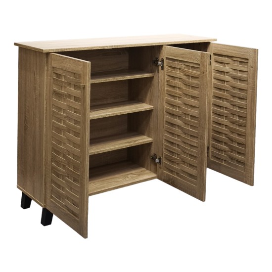 Παπουτσοθήκη-ντουλάπι Mantam pakoworld 16 ζεύγων sonoma 115.5x34x87εκ Παπουτσοθήκη-ντουλάπι Mantam pakoworld 16 ζεύγων sonoma 115.5x34x87εκ