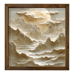 Πίνακας σε καμβά Jedia pakoworld με ψηφιακή εκτύπωση 50x3.5x50εκ
