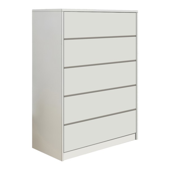 Συρταριέρα Kuanger pakoworld mdf σε λευκή απόχρωση 80x40x109εκ Συρταριέρα Kuanger pakoworld mdf σε λευκή απόχρωση 80x40x109εκ