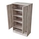 Παπουτσοθήκη Ντουλάπι Lemba pakoworld sonoma 80x33x120εκ Παπουτσοθήκη Ντουλάπι Lemba pakoworld sonoma 80x33x120εκ