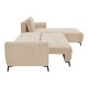 Kαναπές κρεβάτι τριθέσιος αναστρέψιμος Settee pakoworld ύφασμα με αποθηκευτικό χώρο σε μπεζ απόχρωση 286x204x93εκ Kαναπές κρεβάτι τριθέσιος αναστρέψιμος Settee pakoworld ύφασμα με αποθηκευτικό χώρο σε μπεζ απόχρωση 286x204x93εκ
