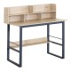 Γραφείο εργασίας Biuro pakoworld oak- μαύρο μέταλλο 120x60x103εκ Γραφείο εργασίας Biuro pakoworld oak- μαύρο μέταλλο 120x60x103εκ