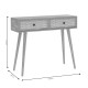 Κονσόλα Oslo pakoworld sonoma 100x29x81εκ Κονσόλα Oslo pakoworld sonoma 100x29x81εκ