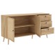 Μπουφές Oslo pakoworld sonoma 150x39x79εκ Μπουφές Oslo pakoworld sonoma 150x39x79εκ