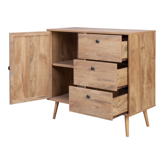 Μπουφές Oslo pakoworld σε sonoma απόχρωση 85x39x79εκ Μπουφές Oslo pakoworld σε sonoma απόχρωση 85x39x79εκ