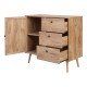 Μπουφές Oslo pakoworld σε sonoma απόχρωση 85x39x79εκ Μπουφές Oslo pakoworld σε sonoma απόχρωση 85x39x79εκ