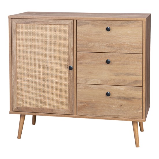 Μπουφές Oslo pakoworld σε sonoma απόχρωση 85x39x79εκ Μπουφές Oslo pakoworld σε sonoma απόχρωση 85x39x79εκ