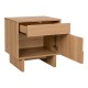 Κομοδίνο Jenfia pakoworld mdf σε φυσική απόχρωση 48x39x50,5εκ Κομοδίνο Jenfia pakoworld mdf σε φυσική απόχρωση 48x39x50,5εκ