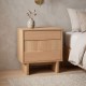 Κομοδίνο Jenfia pakoworld mdf σε φυσική απόχρωση 48x39x50,5εκ Κομοδίνο Jenfia pakoworld mdf σε φυσική απόχρωση 48x39x50,5εκ
