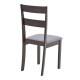 Καρέκλα Dallan pakoworld rubberwood σε καρυδί απόχρωση 40x47.5x89εκ Καρέκλα Dallan pakoworld rubberwood σε καρυδί απόχρωση 40x47.5x89εκ