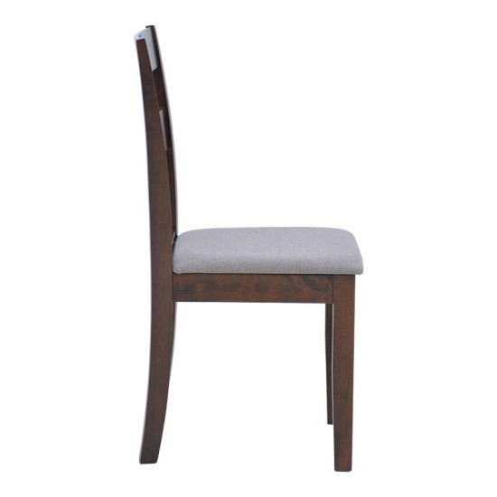 Καρέκλα Dallan pakoworld rubberwood σε καρυδί απόχρωση 40x47.5x89εκ Καρέκλα Dallan pakoworld rubberwood σε καρυδί απόχρωση 40x47.5x89εκ
