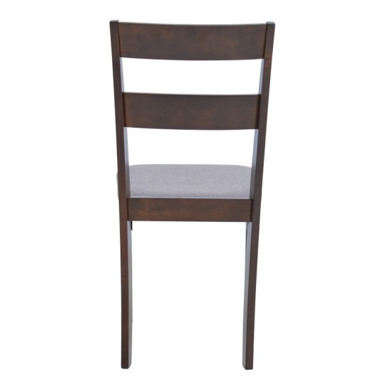 Καρέκλα Dallan pakoworld rubberwood σε καρυδί απόχρωση 40x47.5x89εκ Καρέκλα Dallan pakoworld rubberwood σε καρυδί απόχρωση 40x47.5x89εκ