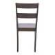 Καρέκλα Dallan pakoworld rubberwood σε καρυδί απόχρωση 40x47.5x89εκ Καρέκλα Dallan pakoworld rubberwood σε καρυδί απόχρωση 40x47.5x89εκ