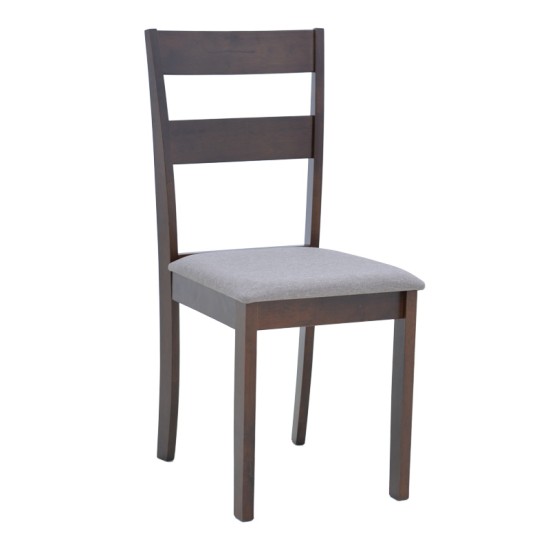 Καρέκλα Dallan pakoworld rubberwood σε καρυδί απόχρωση 40x47.5x89εκ Καρέκλα Dallan pakoworld rubberwood σε καρυδί απόχρωση 40x47.5x89εκ