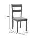 Καρέκλα Dallan pakoworld rubberwood σε καρυδί απόχρωση 40x47.5x89εκ Καρέκλα Dallan pakoworld rubberwood σε καρυδί απόχρωση 40x47.5x89εκ