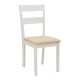 Καρέκλα Dallan pakoworld rubberwood λευκό 40x47.5x89εκ Καρέκλα Dallan pakoworld rubberwood λευκό 40x47.5x89εκ