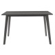 Τραπέζι Benson pakoworld MDF σε rustic grey απόχρωση 120x75x75εκ Τραπέζι Benson pakoworld MDF σε rustic grey απόχρωση 120x75x75εκ