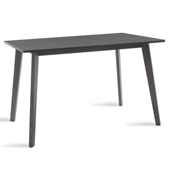 Τραπέζι Benson pakoworld MDF σε rustic grey απόχρωση 120x75x75εκ Τραπέζι Benson pakoworld MDF σε rustic grey απόχρωση 120x75x75εκ