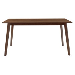 Τραπέζι Benson pakoworld MDF σε καρυδί απόχρωση 150x90x75εκ Τραπέζι Benson pakoworld MDF σε καρυδί απόχρωση 150x90x75εκ