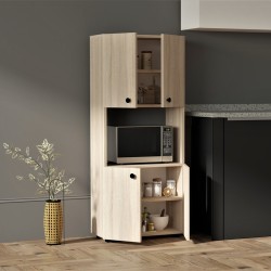 Στήλη Guzel pakoworld σε sonoma απόχρωση 60x31.4x140εκ