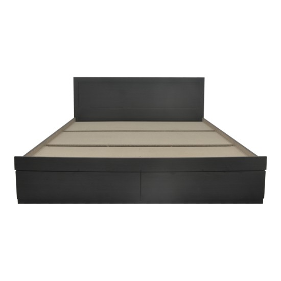 Κρεβάτι Olympus pakoworld με συρτάρι σε wenge απόχρωση 100x200εκ