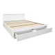 Κρεβάτι Olympus pakoworld με συρτάρι σε λευκή απόχρωση 120x200εκ Κρεβάτι Olympus pakoworld με συρτάρι σε λευκή απόχρωση 120x200εκ