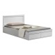 Κρεβάτι Olympus pakoworld με συρτάρι σε λευκή απόχρωση 120x200εκ Κρεβάτι Olympus pakoworld με συρτάρι σε λευκή απόχρωση 120x200εκ
