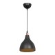 Φωτιστικό οροφής μονόφωτο Lofty pakoworld Ε27 μαύρο Φ18x22εκ Φωτιστικό οροφής μονόφωτο Lofty pakoworld Ε27 μαύρο Φ18x22εκ