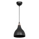 Φωτιστικό οροφής μονόφωτο Lofty pakoworld Ε27 μαύρο Φ18x22εκ Φωτιστικό οροφής μονόφωτο Lofty pakoworld Ε27 μαύρο Φ18x22εκ