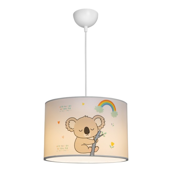 Παιδικό φωτιστικό οροφής Koala pakoworld led E27 πολύχρωμο PVC Φ30x20εκ Παιδικό φωτιστικό οροφής Koala pakoworld led E27 πολύχρωμο PVC Φ30x20εκ