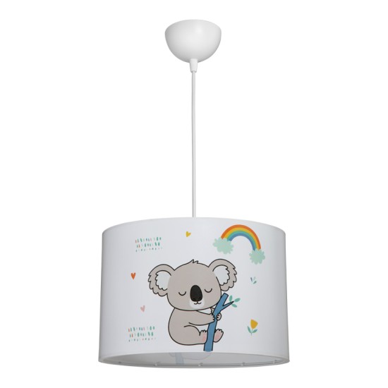 Παιδικό φωτιστικό οροφής Koala pakoworld led E27 πολύχρωμο PVC Φ30x20εκ Παιδικό φωτιστικό οροφής Koala pakoworld led E27 πολύχρωμο PVC Φ30x20εκ