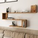 Ραφιέρα τοίχου Belinda pakoworld oak 120x14.5x71.4εκ Ραφιέρα τοίχου Belinda pakoworld oak 120x14.5x71.4εκ