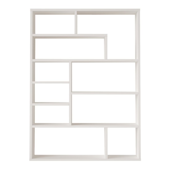 Βιβλιοθήκη Decora pakoworld σε λευκη απόχρωση 90x22x123.6εκ Βιβλιοθήκη Decora pakoworld σε λευκη απόχρωση 90x22x123.6εκ