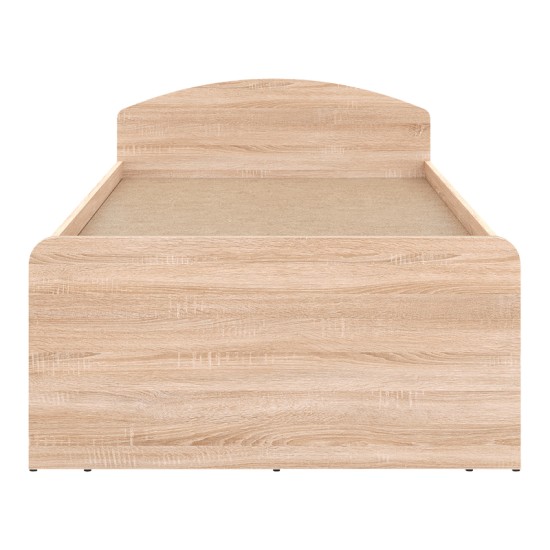 Κρεβάτι Regan pakoworld με συρτάρια σε oak απόχρωση 90x200εκ Κρεβάτι Regan pakoworld με συρτάρια σε oak απόχρωση 90x200εκ
