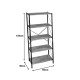Βιβλιοθήκη Bimblem pakoworld oak με μαύρο μέταλλο 60x30x150εκ Βιβλιοθήκη Bimblem pakoworld oak με μαύρο μέταλλο 60x30x150εκ