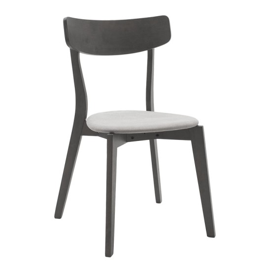 Tραπεζαρία Benson - Toto pakoworld σετ 5τμχ rustic grey - ύφασμα grey 80x80x75εκ Tραπεζαρία Benson - Toto pakoworld σετ 5τμχ rustic grey - ύφασμα grey 80x80x75εκ